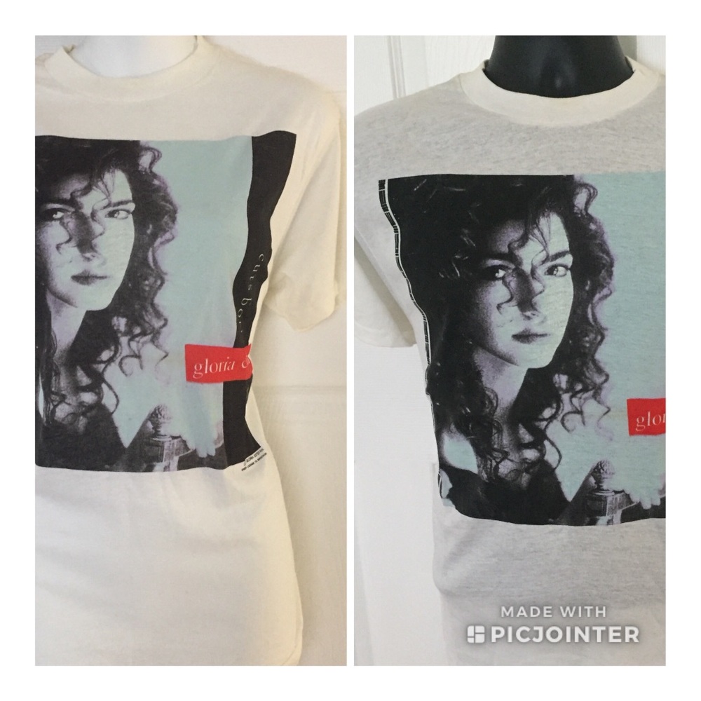 Vintage Gloria Estefan concert tour shirt